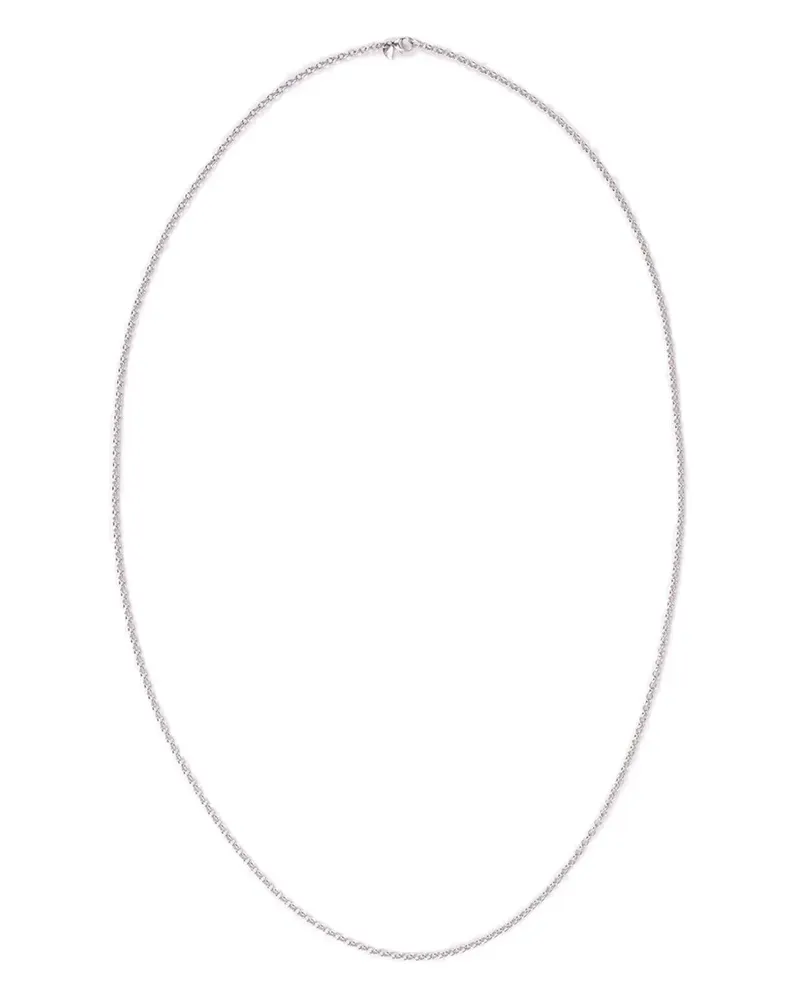TAMARA COMOLLI 18kt Belcher Weißgoldhalskette - Silber Silber