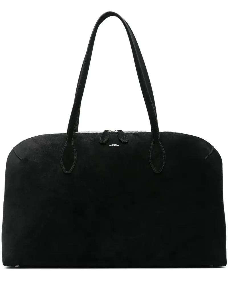 Totême Shopper aus Wildleder - Schwarz Schwarz