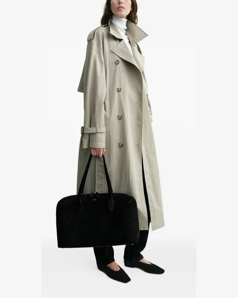 Totême Shopper aus Wildleder - Schwarz Schwarz