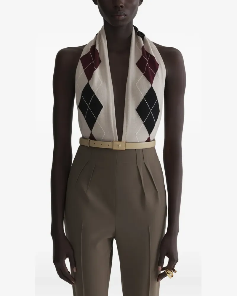 Thierry Mugler Agiler Body aus Kaschmir - Nude Nude
