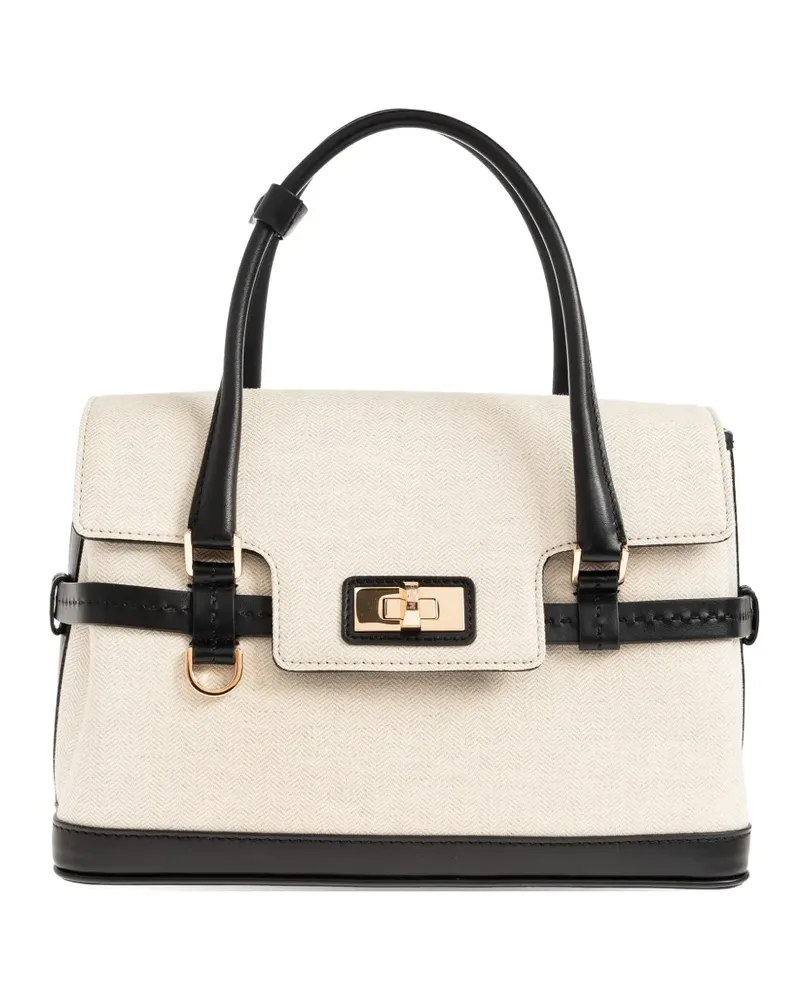 Max Mara Kleiner Margaux Lock Tote Bag - Nude Nude