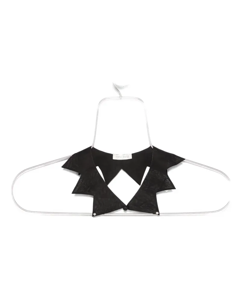 forte_forte cut-out scarf - Schwarz Schwarz