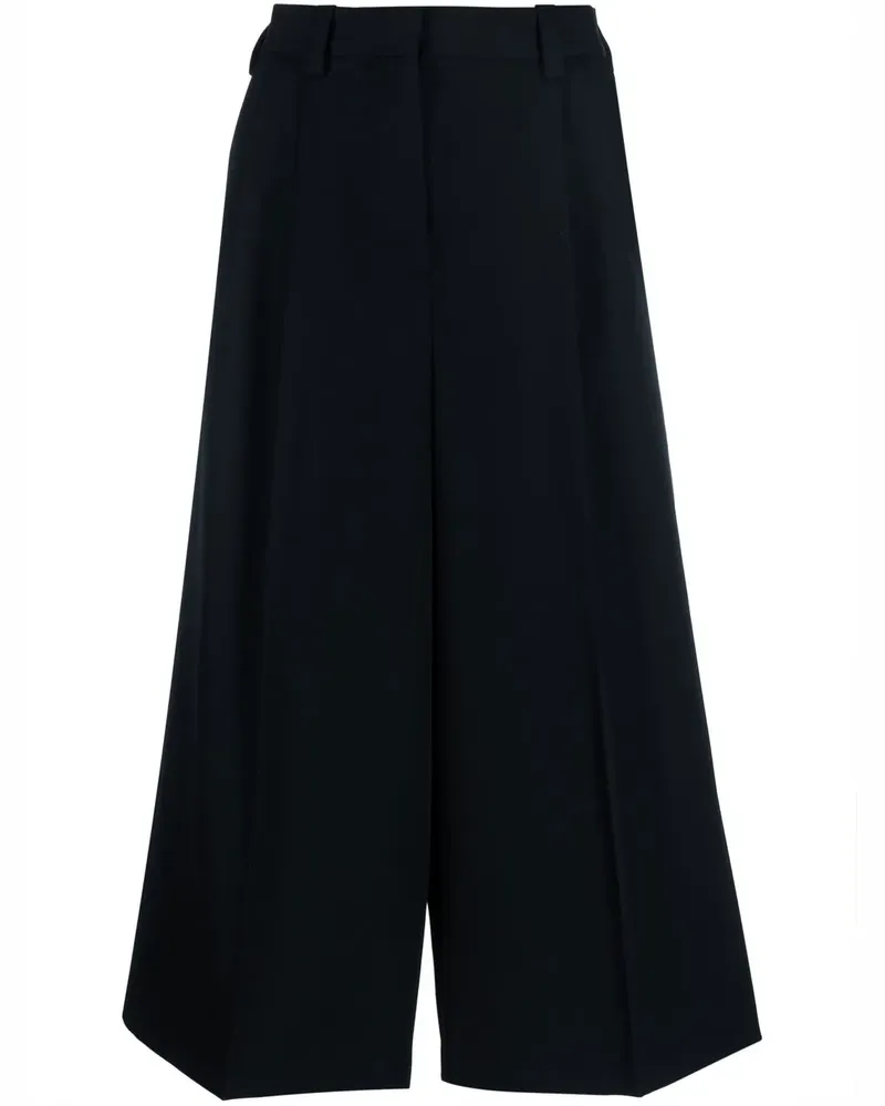 Marni Lockere Cropped-Hose - Schwarz Schwarz