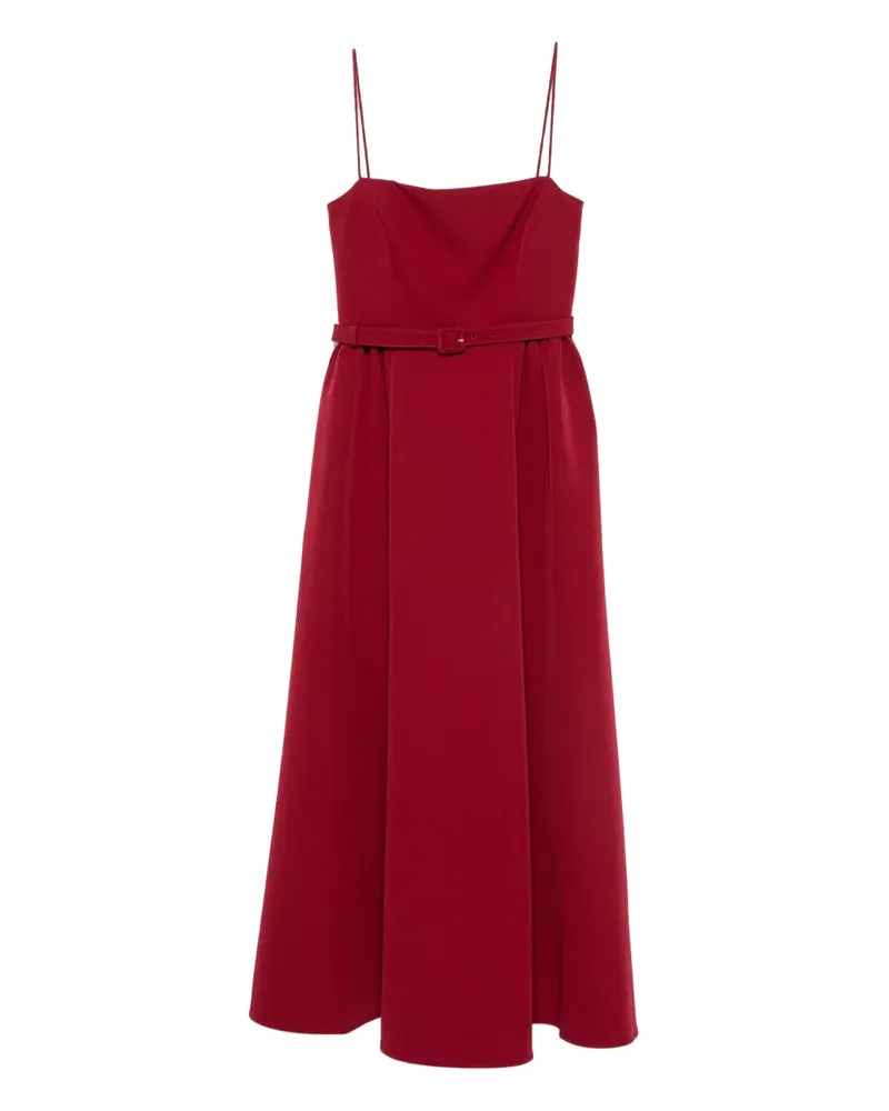 Roland Mouret Maxikleid mit Gürtel - Rot Rot
