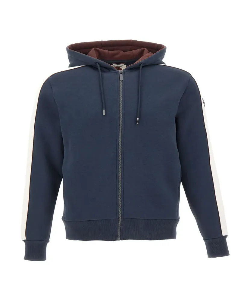 Colmar Heritage contrast-stripe zip-up hoodie - Blau Blau
