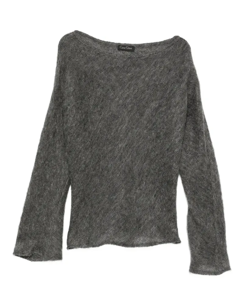 Carine Gilson Langärmeliger Pullover aus Mohair - Grau Grau