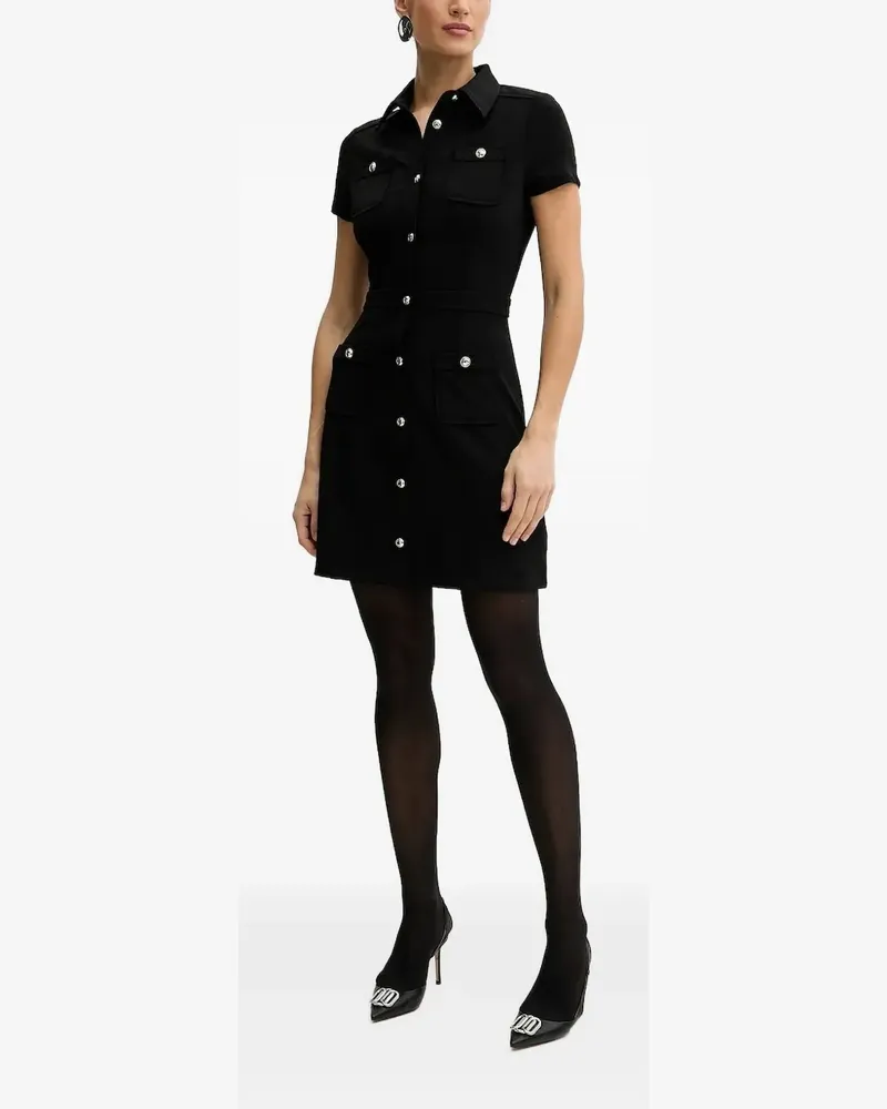 Guess Minikleid mit aufgesetzten Taschen - Schwarz Schwarz