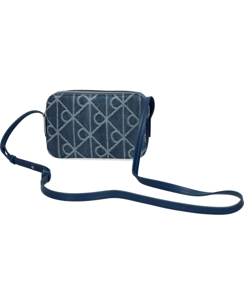 Calvin Klein jacquard cross body bag - Blau Blau