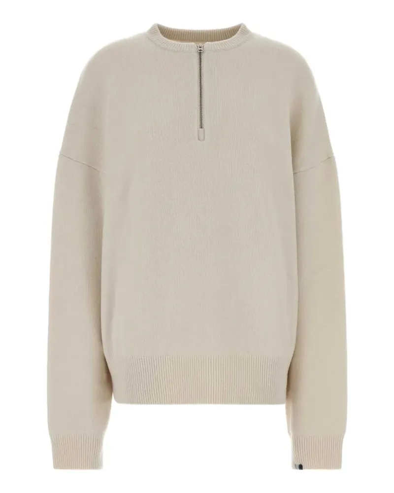extreme cashmere quarter-zip oversized knitwear - Nude Nude