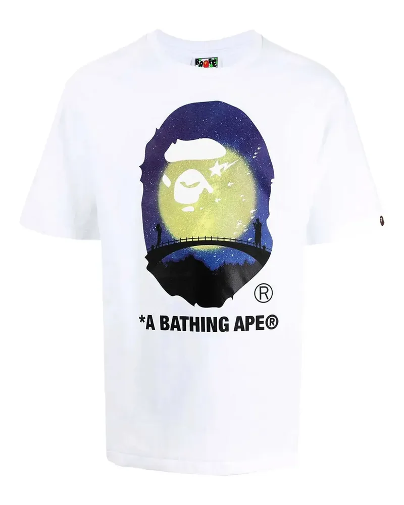 BAPE The Star Festival Ape Head T-Shirt - Weiß Weiß