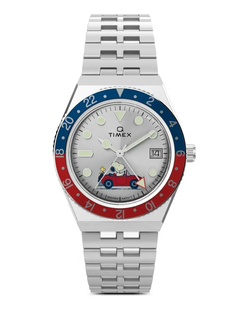 Timex x Peanuts logo-detail 38mm watch - Silber Silber