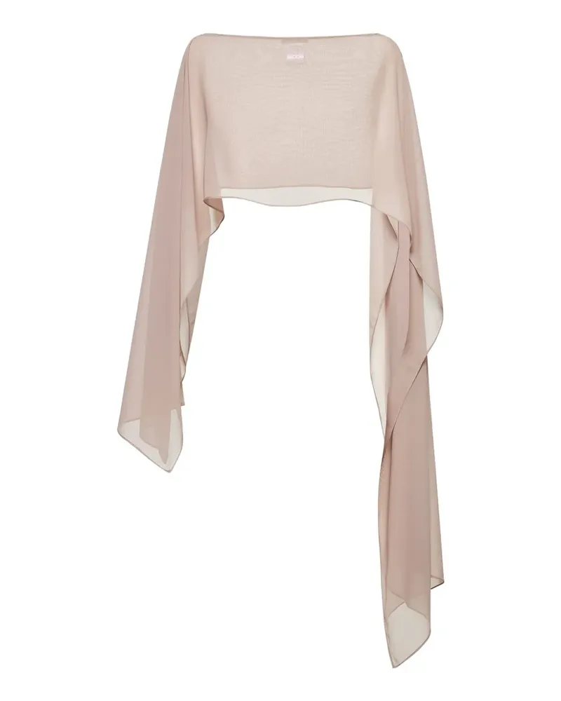 Blanca Asymmetrischer Selce Schal - Nude Nude
