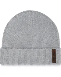 Ermenegildo Zegna Oasi Beanie aus Kaschmir Grau