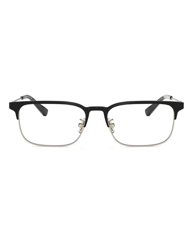 Coach browline-frame glasses - Silber Silber