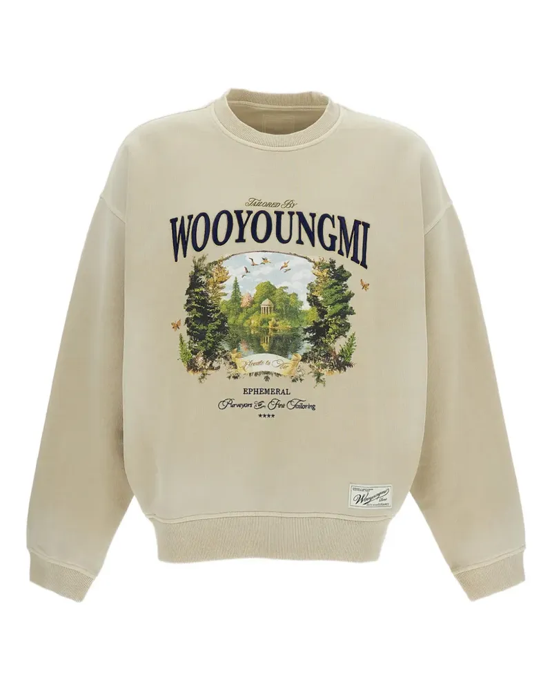Wooyoungmi Garden Graphic sweatshirt - Nude Nude