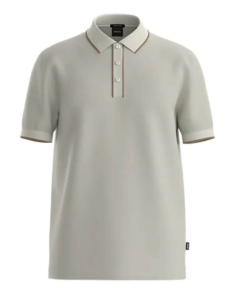 HUGO BOSS Tipped Poloshirt mit klassischem Schnitt - Nude Nude