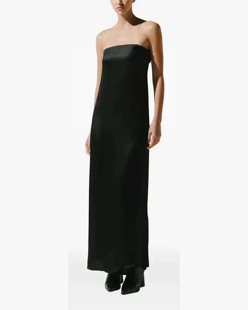Baobab Collection Schulterfreies Lola Maxikleid - Schwarz Schwarz