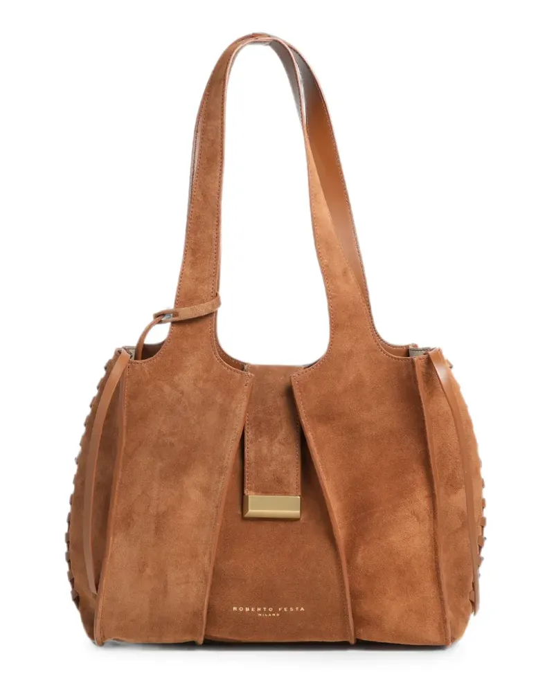 FESTA Milano Lili tote bag - Braun Braun