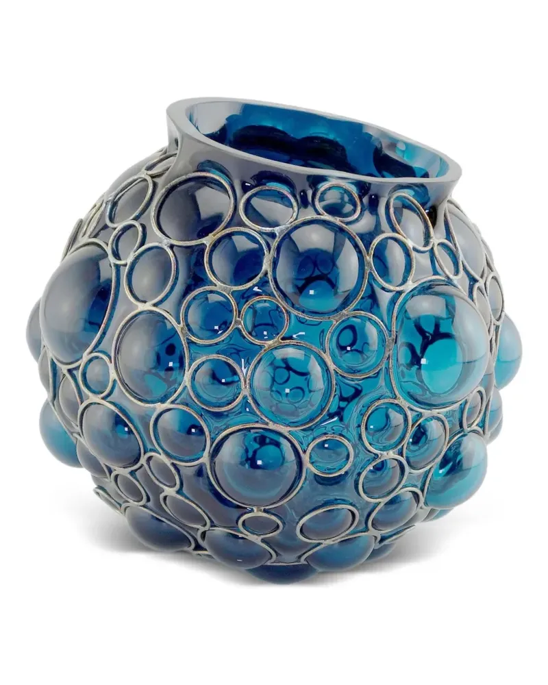 Vanessa Mitrani Champagne Ball Vase 18cm - Blau Blau