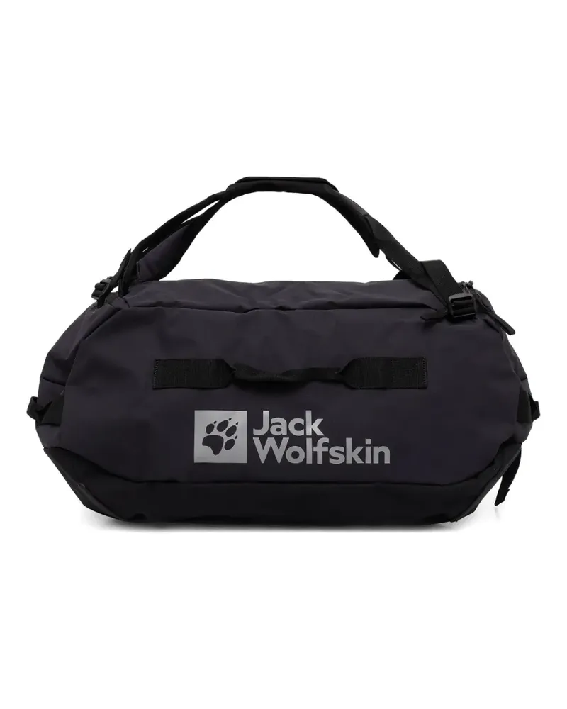 Jack Wolfskin Duffle Reisetasche mit Logo-Print 45cm - Schwarz Schwarz