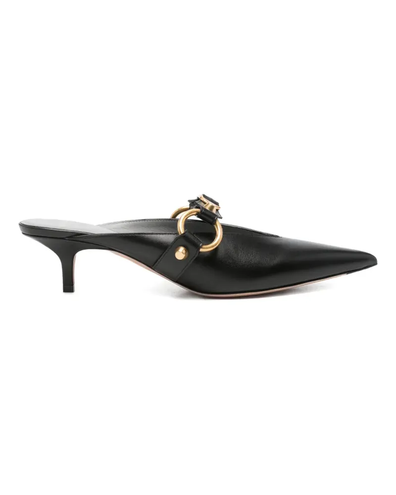 Balenciaga City buckle-detail pointed-toe mules - Schwarz Schwarz