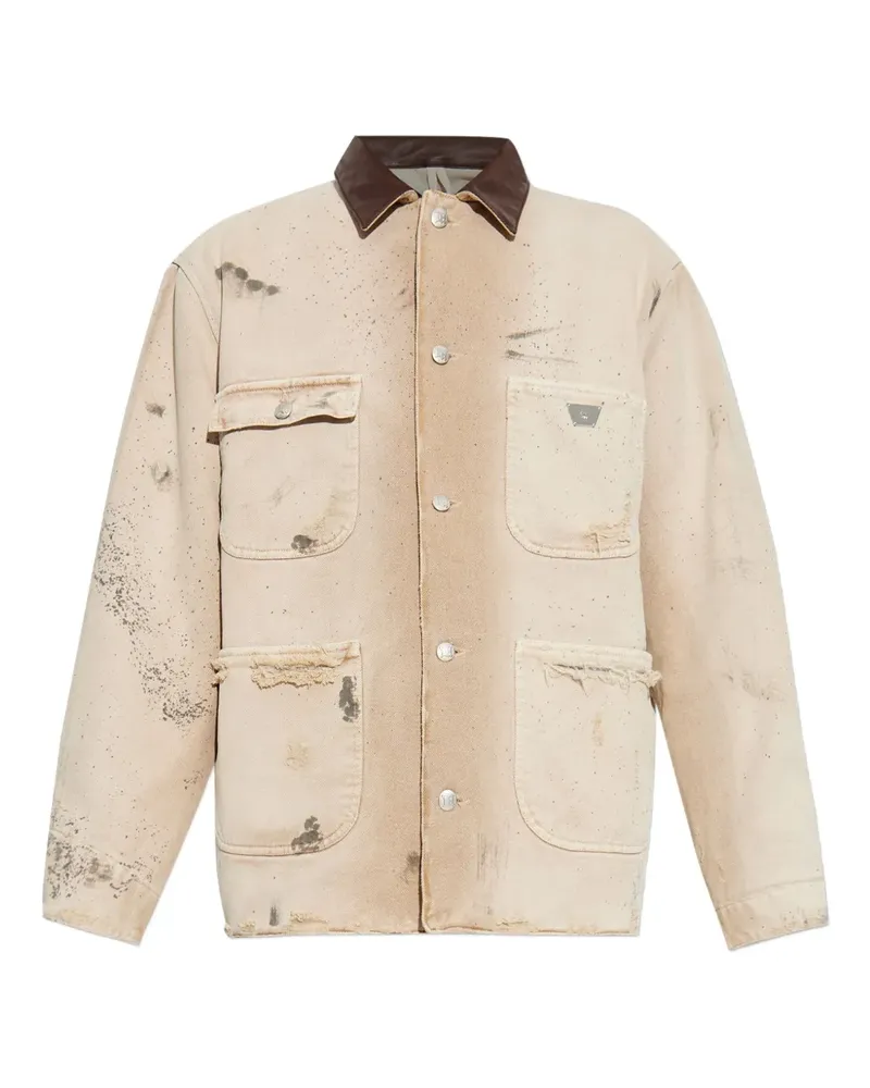 MISBHV Marfa Jacke im Distressed-Look - Nude Nude