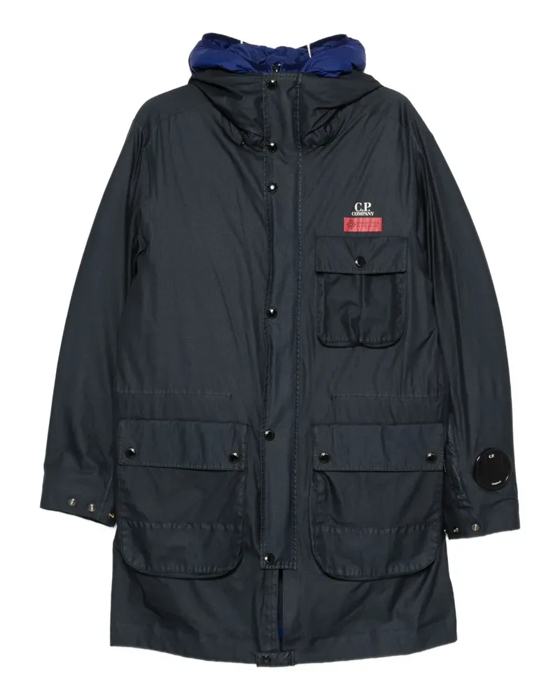 C.P. Company Jacke mit Linsen-Detail - Blau Blau