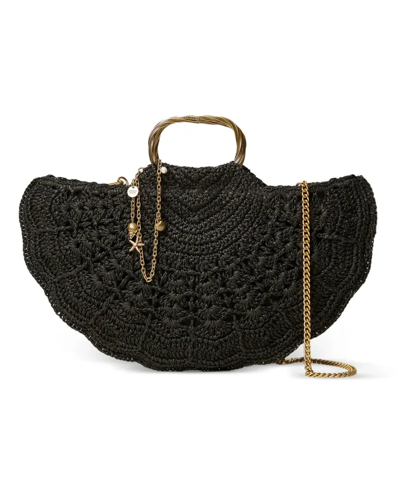 Twin-Set woven-construction clutch bag - Schwarz Schwarz
