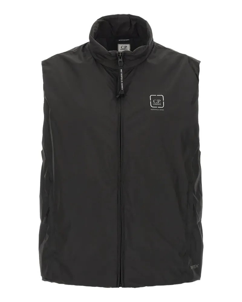 C.P. Company pertex padded vest - Schwarz Schwarz
