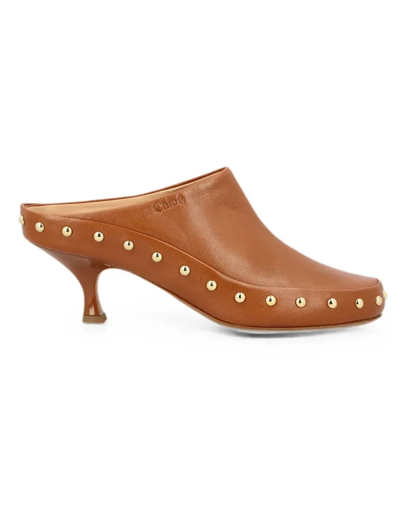 Chloé Junie heeled mules - Braun Braun