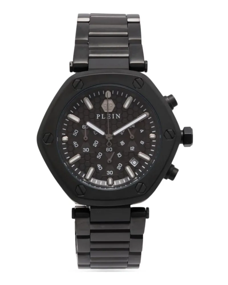 Philipp Plein Hexagon 42mm - Schwarz Schwarz