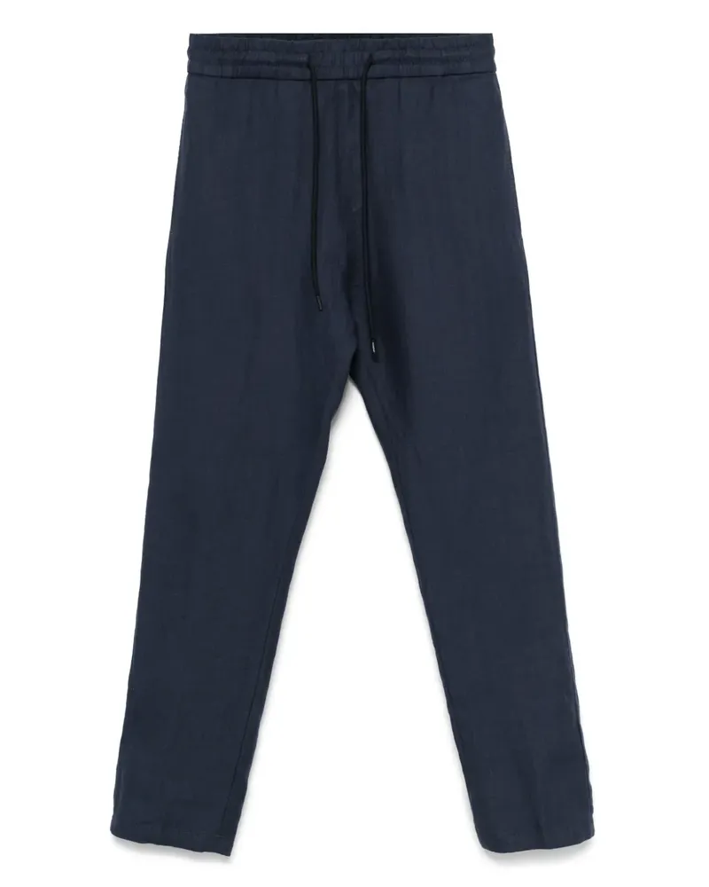 Dondup Hose aus Leinen - Blau Blau