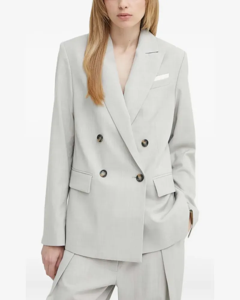 Day Birger et Mikkelsen Doppelreihiger Elenora Blazer - Grau Grau