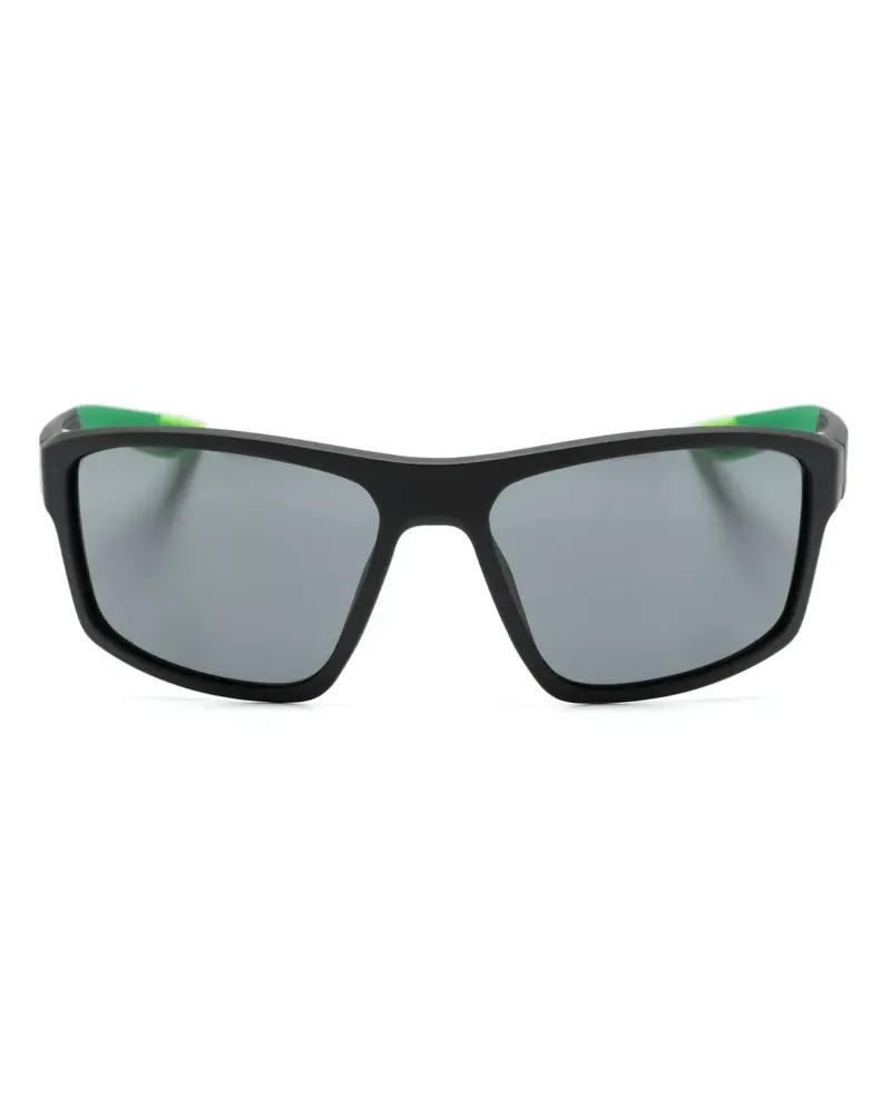 Nike Brazen Fury Sonnenbrille mit eckigem Gestell - Schwarz Schwarz