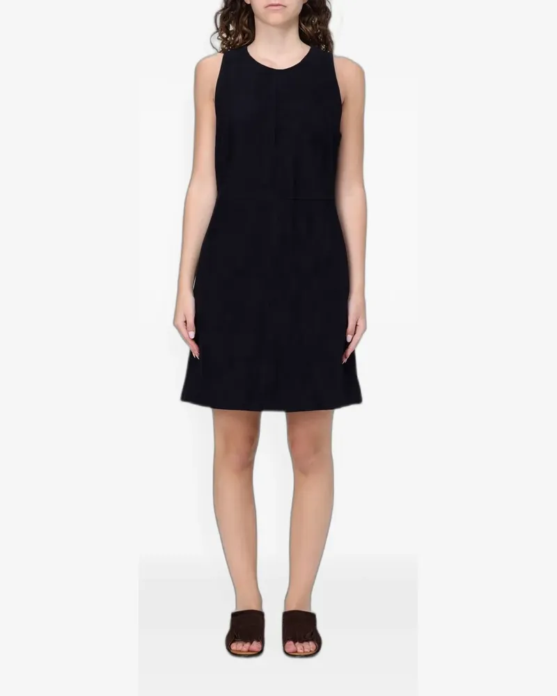 HUGO BOSS suede mini dress - Blau Blau