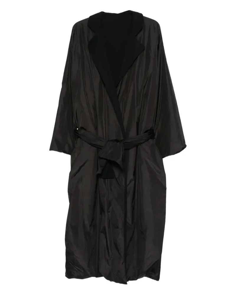 Daniela Gregis reversible belted coat - Schwarz Schwarz