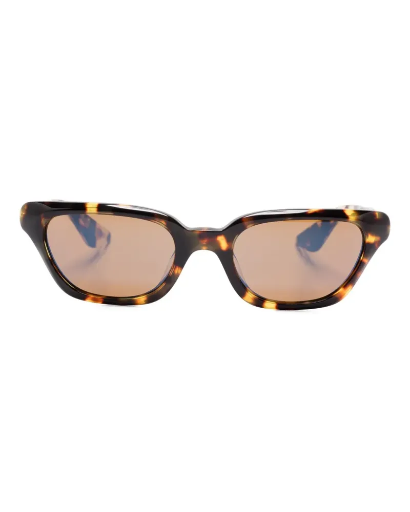 Oliver Peoples 1983s Sonnenbrille mit Cat-Eye-Gestell - Braun Braun
