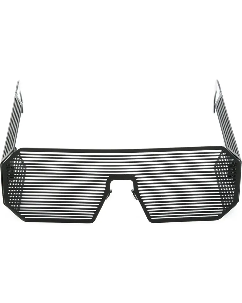 Linda Farrow Shutter' Sonnenbrille - Schwarz Schwarz