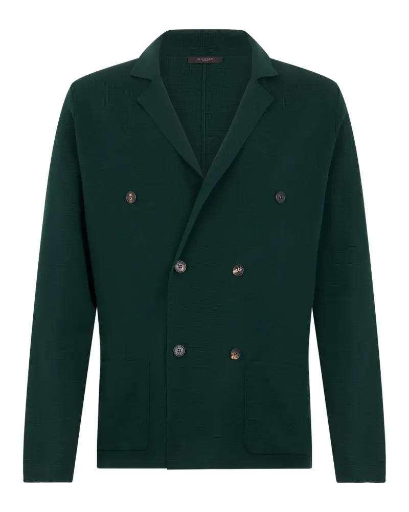 Slowear double-breasted jacket - Grün Grün