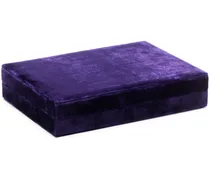 Trésor Schmuckkästchen aus Seidensamt - Violett
