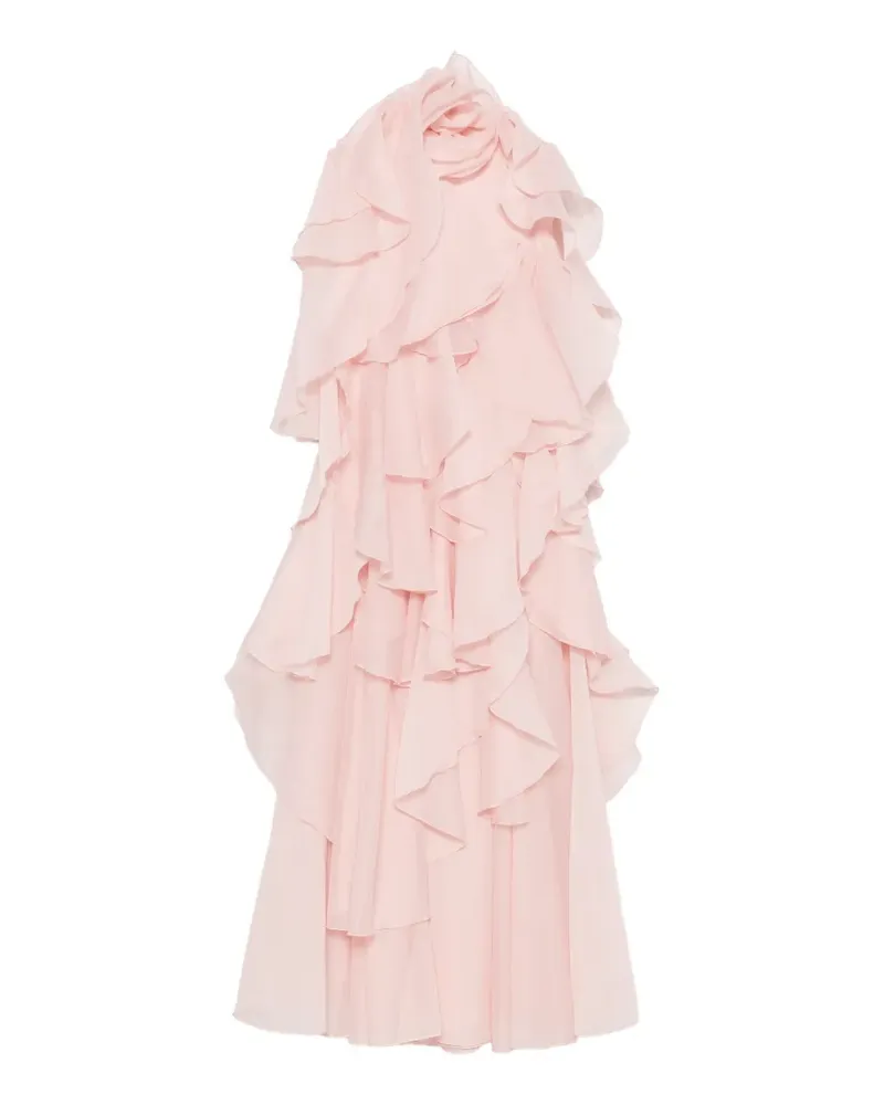 Aje. Pandorea ruffled layered maxi dress - Rosa Rosa