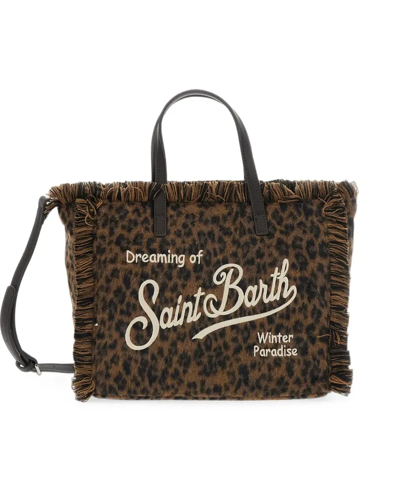 MC2 Saint Barth Colette leopard-print tote bag - Braun Braun