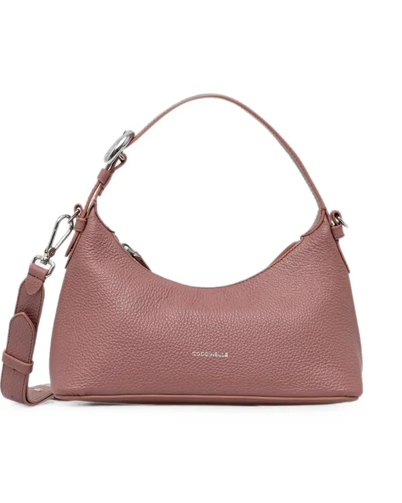 Coccinelle grained-leather tote bag - Rosa Rosa