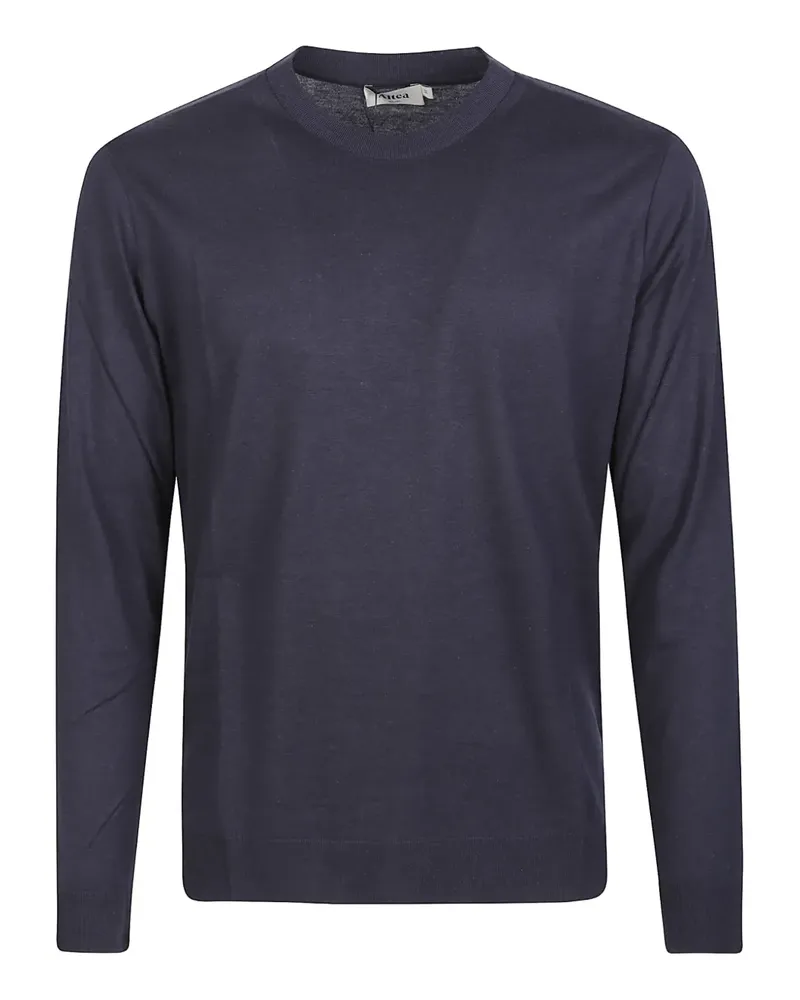 Altea long-sleeve crew-neck T-shirt - Blau Blau