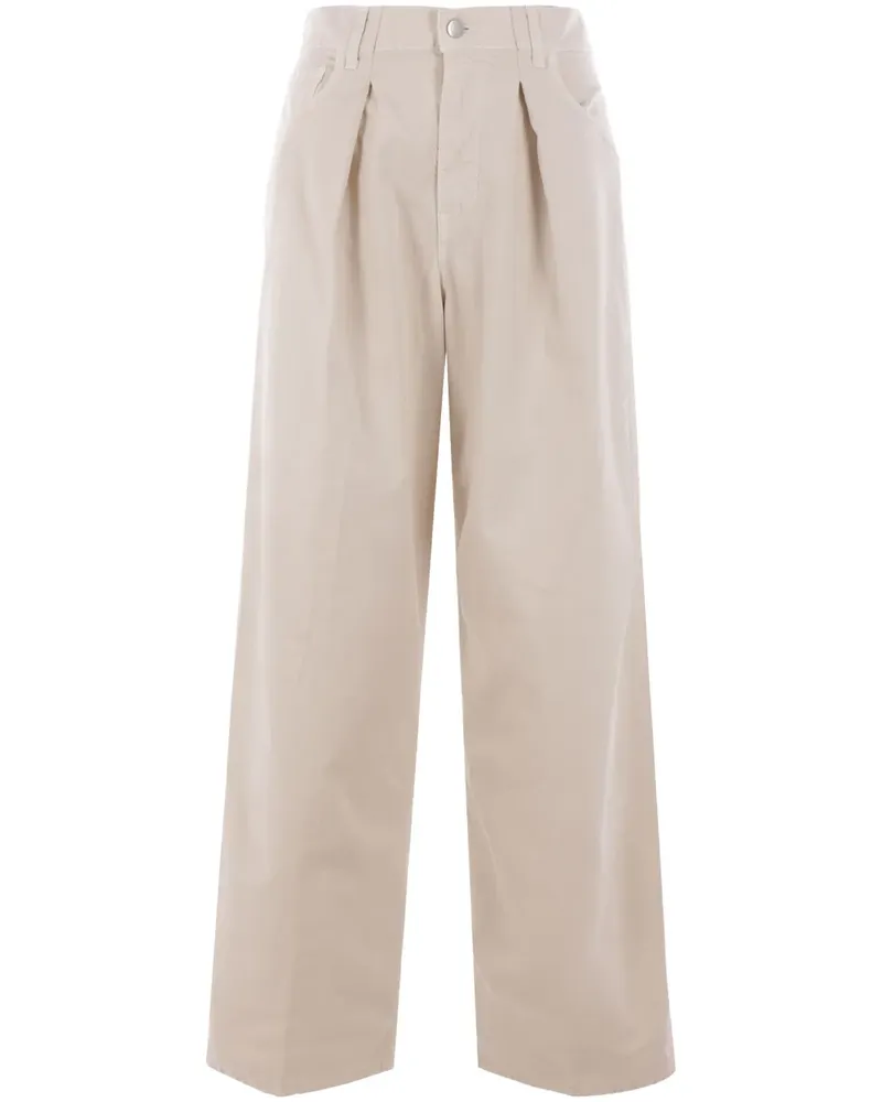 Haikure Jeans mit weitem Bein - Nude Nude