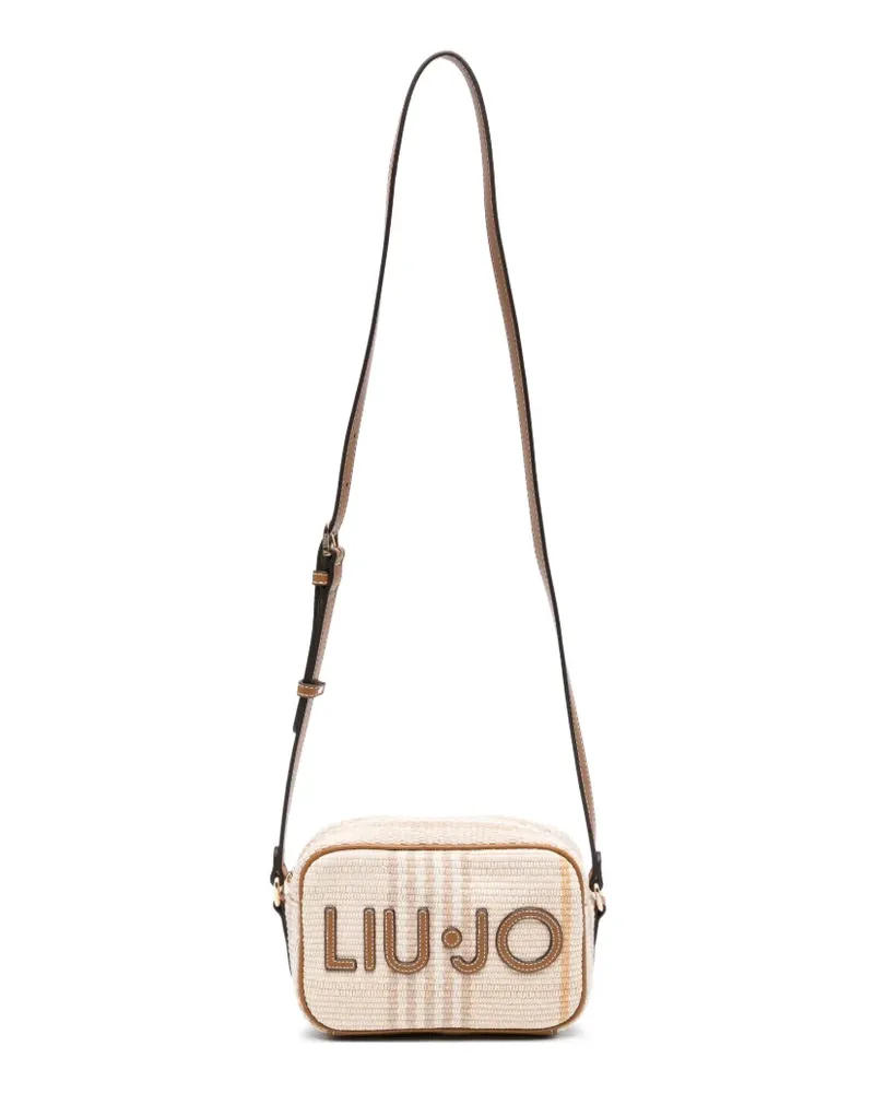 Liu Jo logo-appliqué crossbody bag - Nude Nude