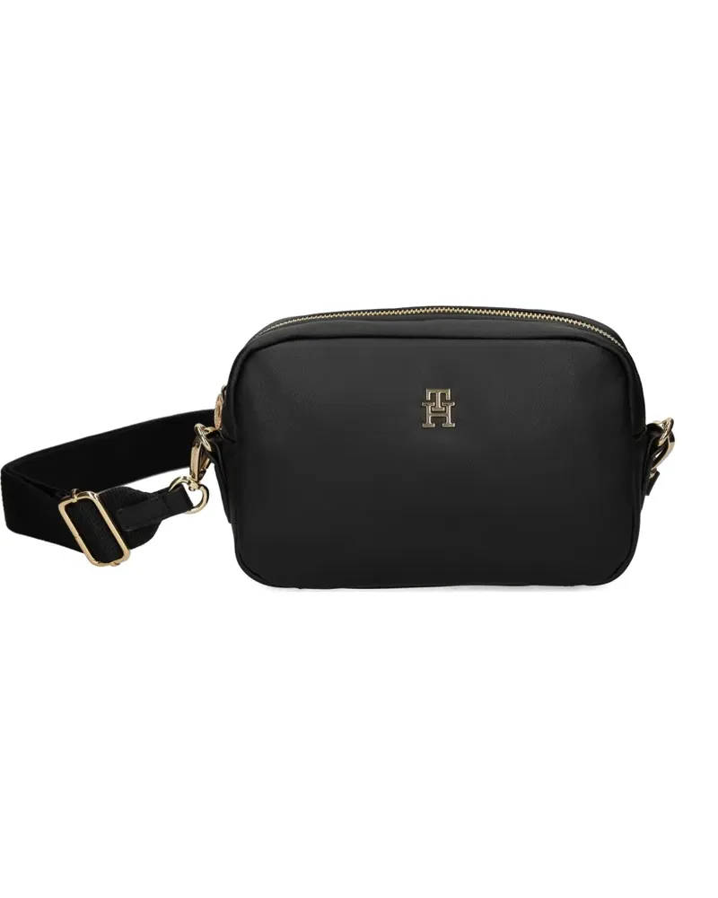 Tommy Hilfiger TH Monogram crossbody bag - Schwarz Schwarz