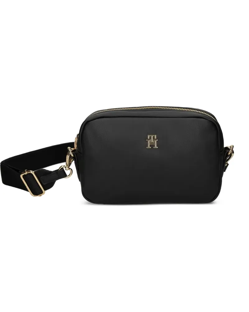 Tommy Hilfiger TH Monogram Umhängetasche - Schwarz Schwarz