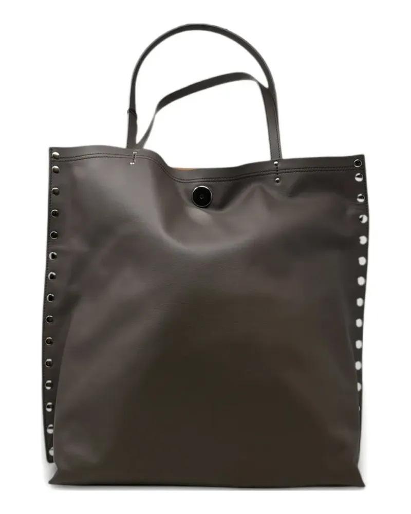 Zanellato medium A'spasso® studded shoulder bag - Braun Braun