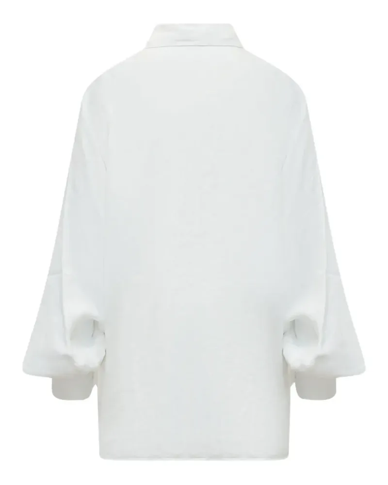 SoSUE balloon-sleeve blouse - Weiß Weiß